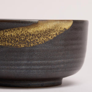 Rustica Dinner Bowl - Brown Ceramic - Natural Detail