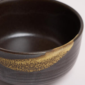 Rustica Dinner Bowl - Brown Ceramic - Natural Detail