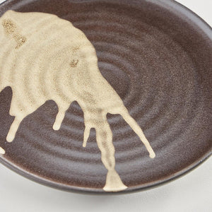 Rustica Dinner Plate - Brown Natural Detail - 27 cm
