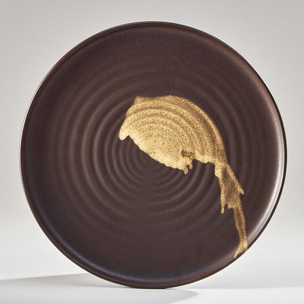 Rustica Dinner Plate - Brown Natural Detail - 27 cm