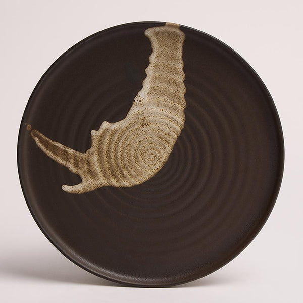 Rustica Dinner Plate - Brown Natural Detail - 27 cm