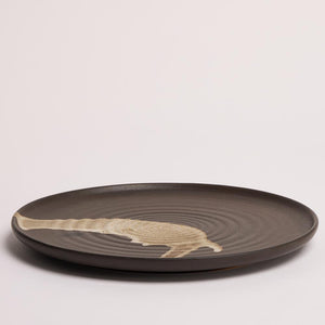 Rustica Dinner Plate - Brown Natural Detail - 27 cm