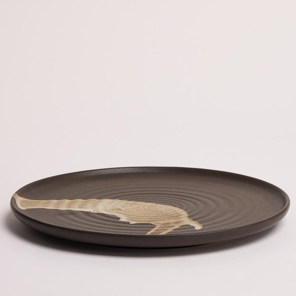 Rustica Dinner Plate - Brown Natural Detail - 27 cm