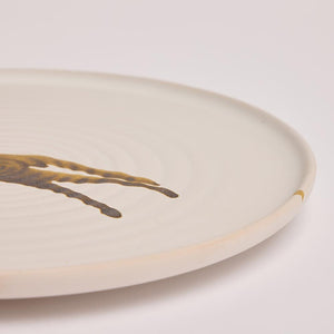 Rustica Dinner Plate - White Natural Detail - 27 cm