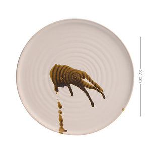 Rustica Dinner Plate - White Natural Detail - 27 cm
