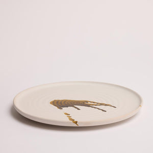 Rustica Dinner Plate - White Natural Detail - 27 cm