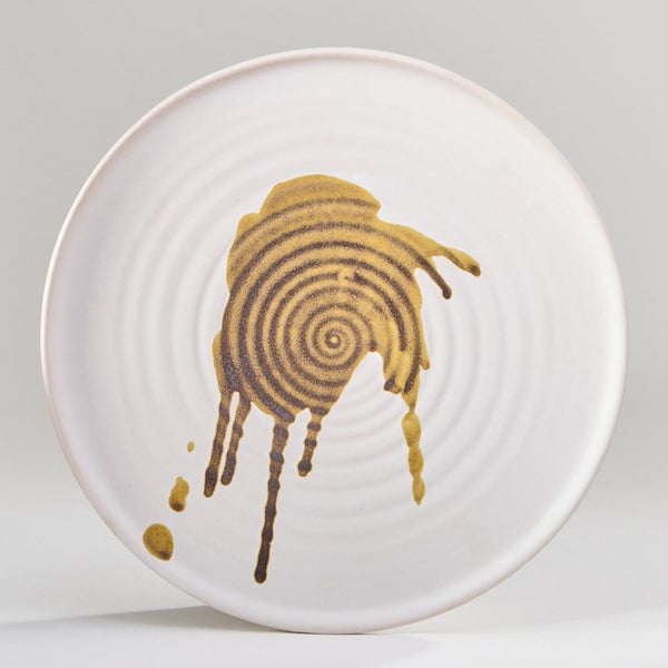Rustica Dinner Plate - White Natural Detail - 27 cm