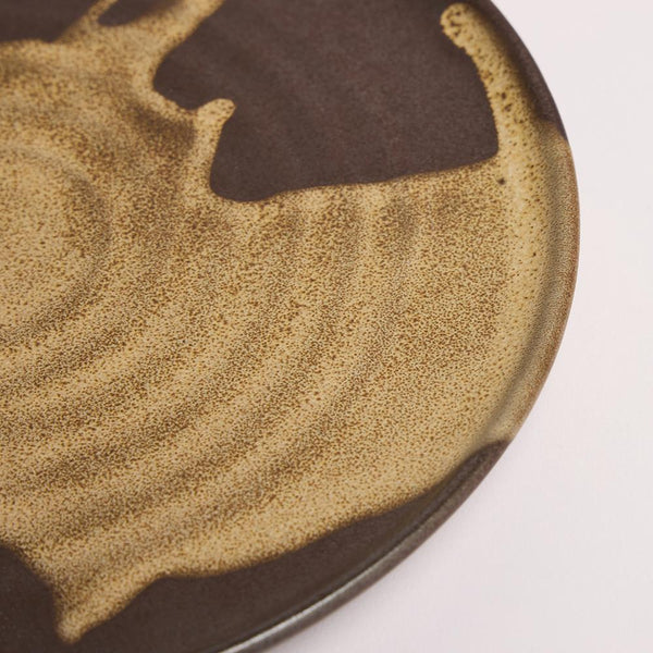 Rustica Side Plate - Brown Natural Detail - 21 cm