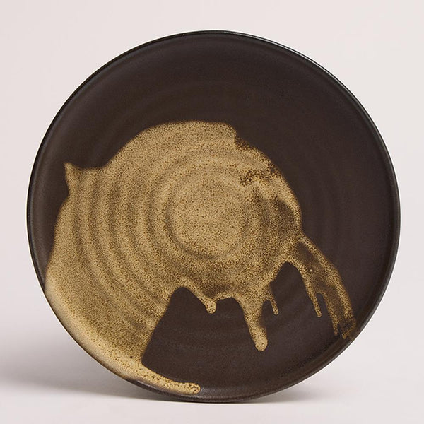 Rustica Side Plate - Brown Natural Detail - 21 cm