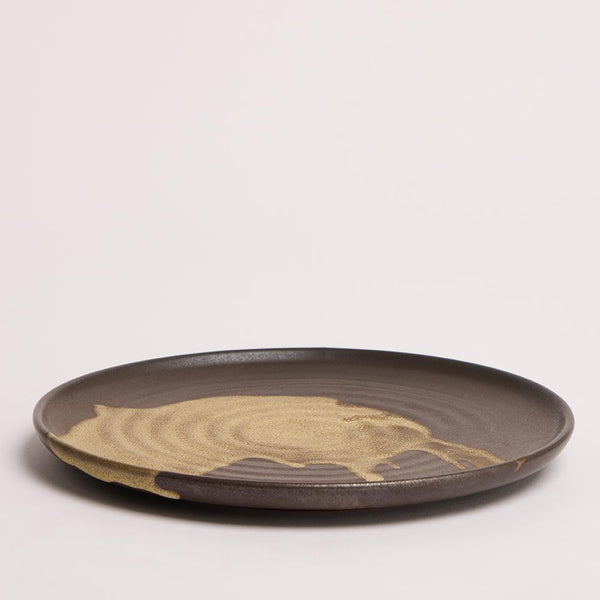 Rustica Side Plate - Brown Natural Detail - 21 cm