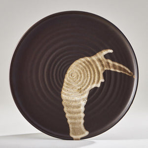 Rustica Side Plate - Brown Natural Detail - 21 cm