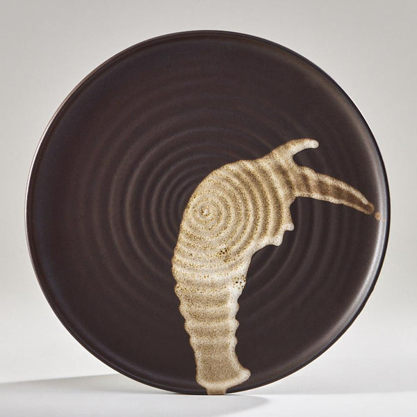 Rustica Side Plate - Brown Natural Detail - 21 cm