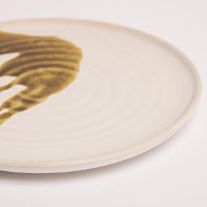 Rustica Side Plate - White Natural Detail - 21 cm