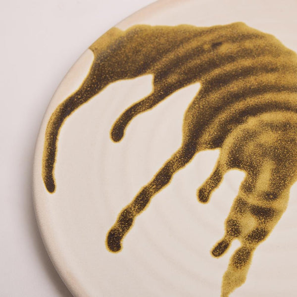 Rustica Side Plate - White Natural Detail - 21 cm