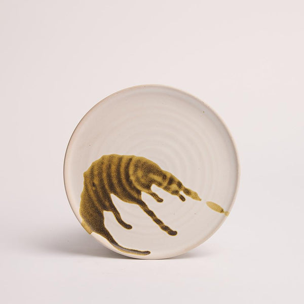 Rustica Side Plate - White Natural Detail - 21 cm
