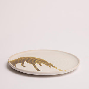 Rustica Side Plate - White Natural Detail - 21 cm