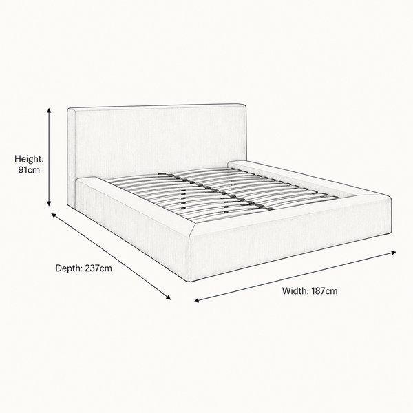 Serenity King-Size Bed Frame