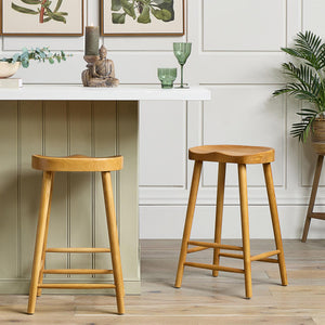 Shaker Bar Stool - Oak