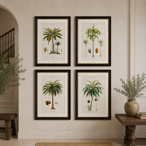 Studies of Palm Trees Framed Wall Art - Set of 4 x 95cm