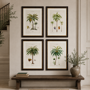 Studies of Palm Trees Framed Wall Art - Set of 4
