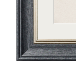 Studies of Palms Framed Wall Art - Grey - Set of 4 x 95cm