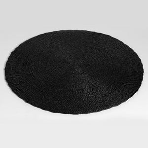 Sun Round Rug - Black