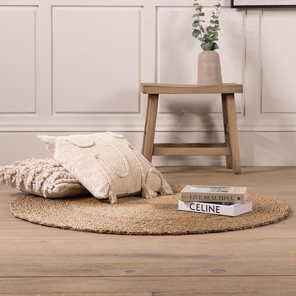 Sun Round Rug - Natural