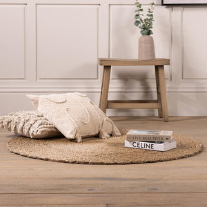 Sun Round Rug - Natural