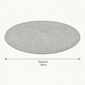 Sun Round Rug - Natural