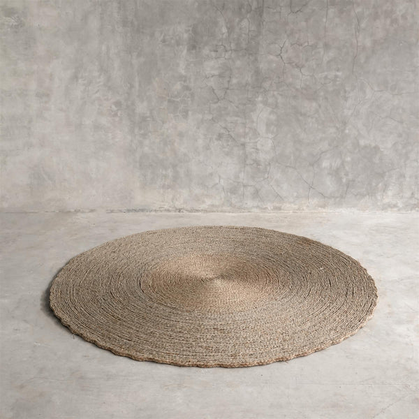 Sun Round Rug - Natural