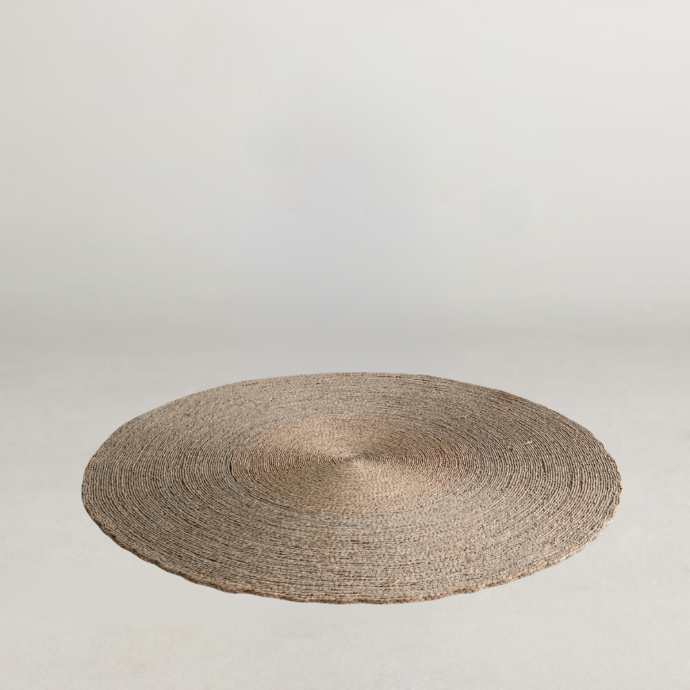 Sun Round Rug - Natural