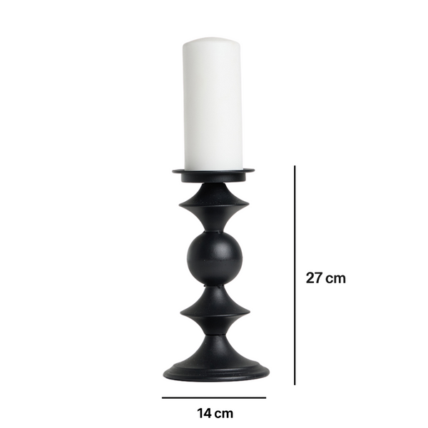 Sutton Pillar Candle Holder - Small