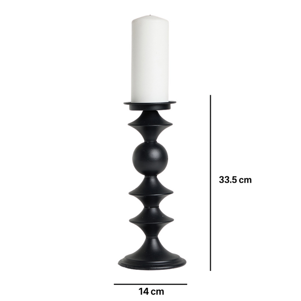 Sutton Pillar Candle Holder - Large
