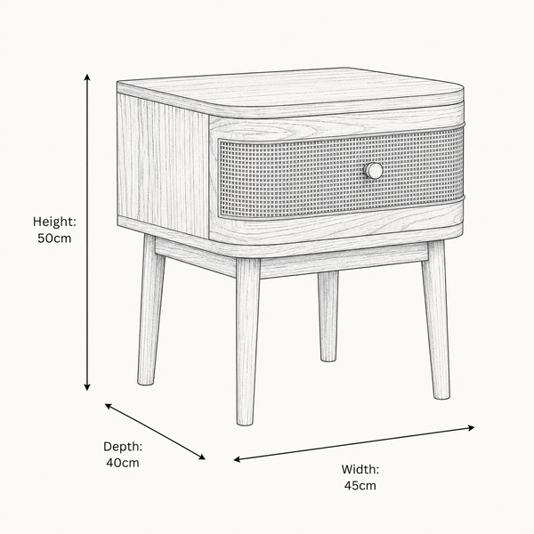 Westbury Bedside Table
