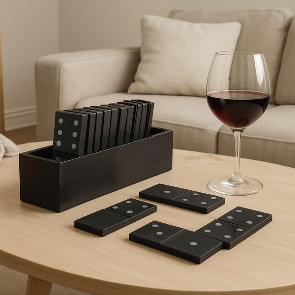 Wooden Dominoes Set