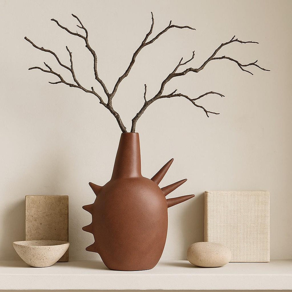 Zahara Vase - Brown