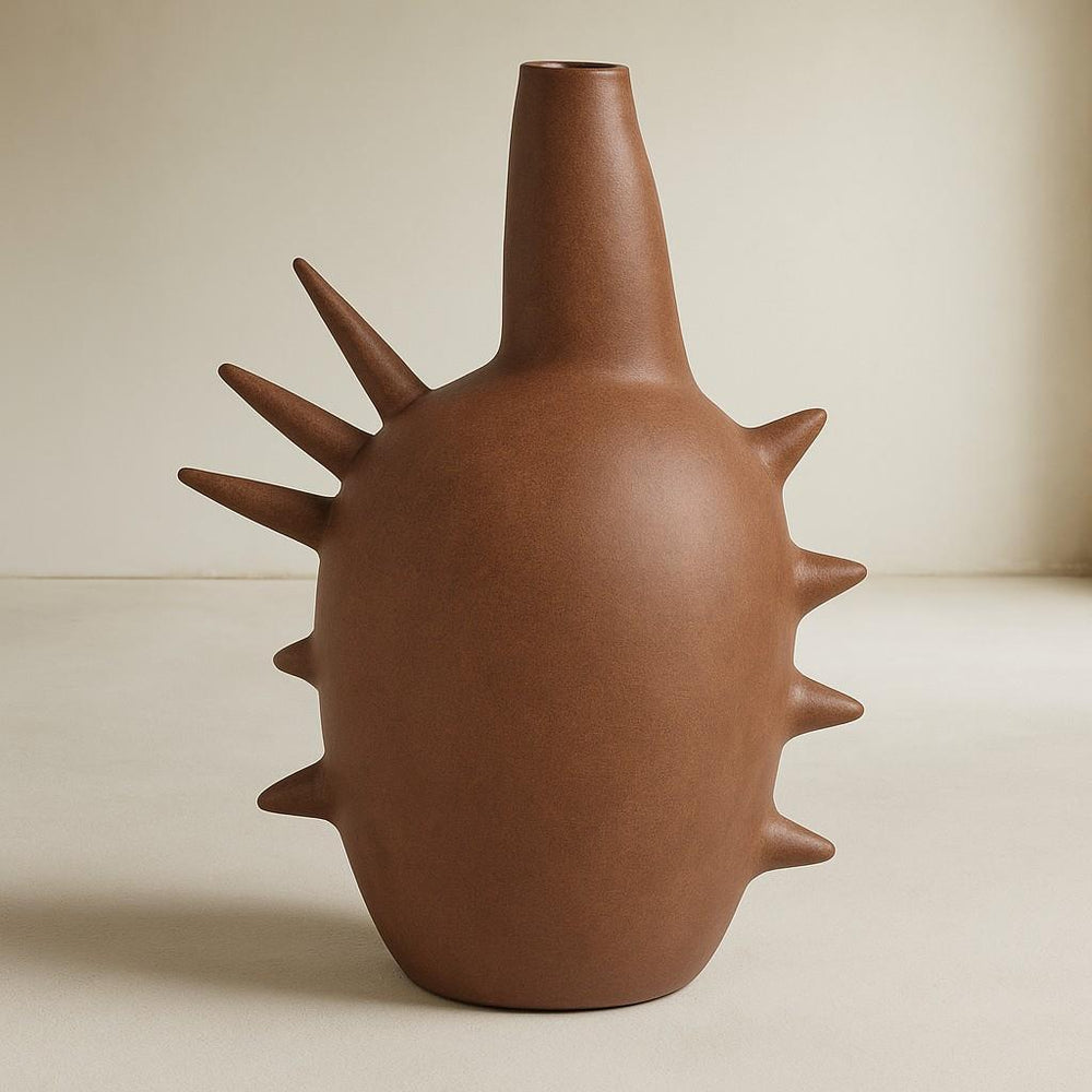 Zahara Vase - Brown